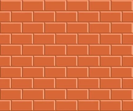 Mosaic Tiled Wall Background Stock Illustration