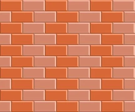 Mosaic Tiled Wall Background Stock Illustration