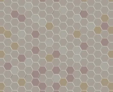 Mosaic Tiled Wall Background Stock Illustration