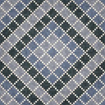 Mosaic tiles background, seamless vector pattern 스톡 사진