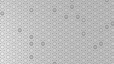 Mosaic tiles. Moving random blocks with hexagon surfaces animation. Stock Footage 119647302