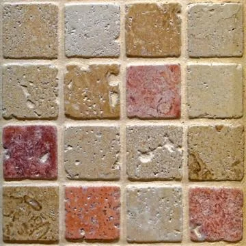 Mosaic tiles rough Stock Photos