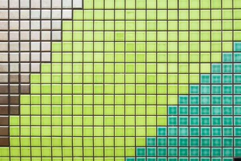 Mosaic tiles texture Stock Photos