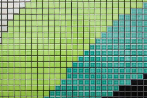 Mosaic tiles texture Stock Photos