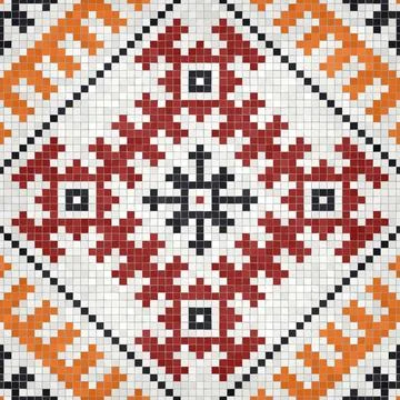Mosaic tiles vector background 208 イラスト素材