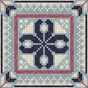 Mosaic tiles vector background 25 Mosaic tiles background, seamless vector... Stock-Fotos