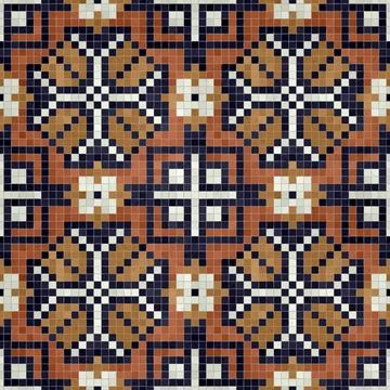 Mosaic tiles vector background 28 Mosaic tiles background, seamless vector... Stock-Fotos