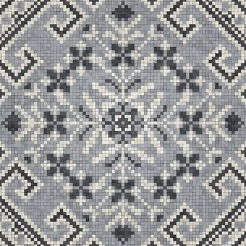 Mosaic tiles vector background 库存插图