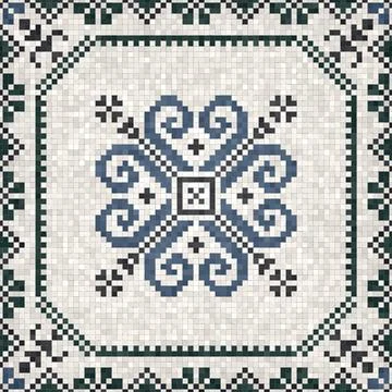 Mosaic tiles vector background Stockillustratie
