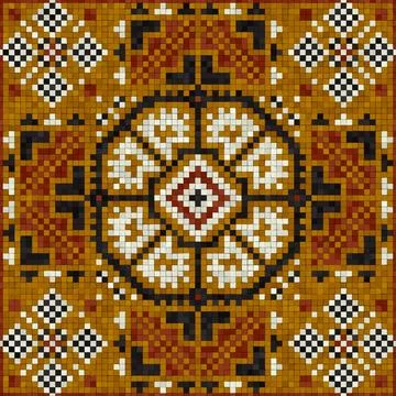 Mosaic tiles vector background Stockillustratie