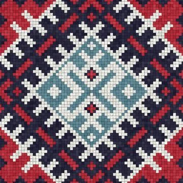 Mosaic tiles vector background Ilustración de archivo