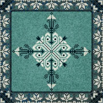 Mosaic tiles vector background Stockillustratie