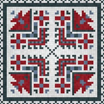 Mosaic tiles vector background Stockillustratie