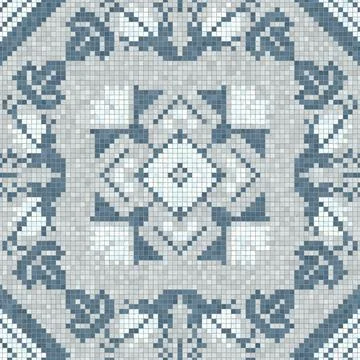 Mosaic tiles vector background Illustrazione stock