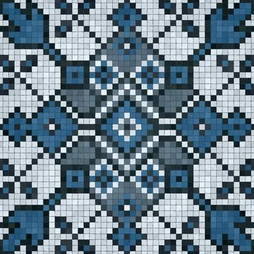 Mosaic tiles vector background Stockillustratie