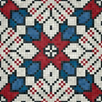 Mosaic tiles vector background Stockillustratie