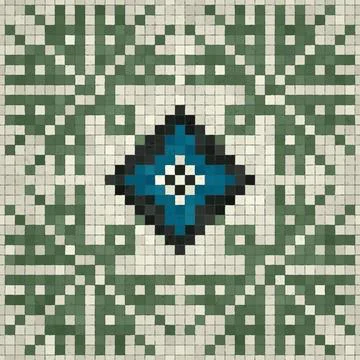 Mosaic tiles vector background イラスト素材