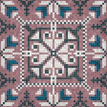 Mosaic tiles vector background Stockillustratie