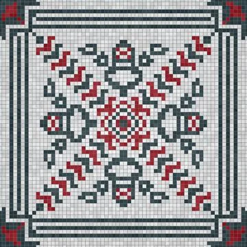 Mosaic tiles vector background 库存插图