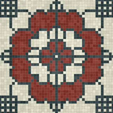 Mosaic tiles vector background Stockillustratie