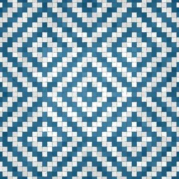 Mosaic tiles vector background Illustrazione stock