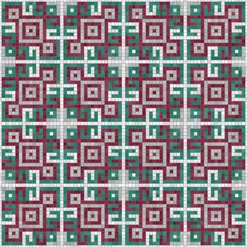 Mosaic tiles vector background Stockillustratie