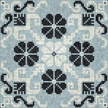 Mosaic tiles vector background Illustrazione stock