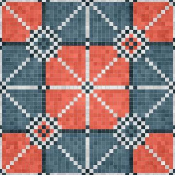Mosaic tiles vector background Stockillustratie
