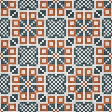 Mosaic tiles vector background 库存插图