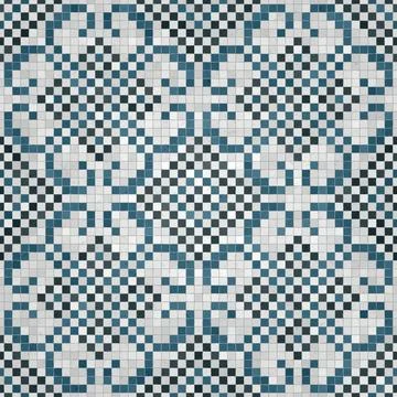 Mosaic tiles vector background Illustrazione stock