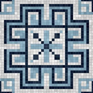 Mosaic tiles vector background Stockillustratie