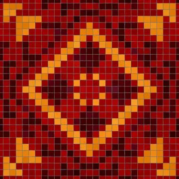 Mosaic tiles vector background 库存插图