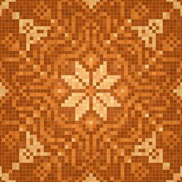 Mosaic tiles vector background Stockillustratie
