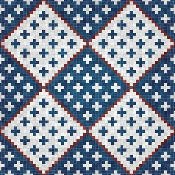 Mosaic tiles vector background Stockillustratie