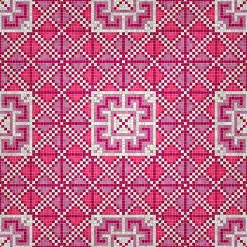 Mosaic tiles vector background Stockillustratie