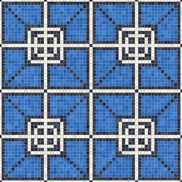 Mosaic tiles vector background Stock Illustration