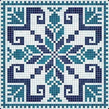 Mosaic tiles vector background 库存插图