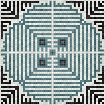 Mosaic tiles vector background 库存插图