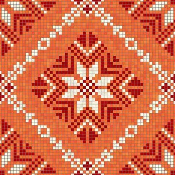 Mosaic tiles vector background Stockillustratie