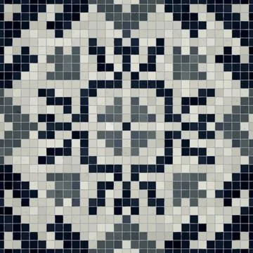 Mosaic tiles vector background Illustrazione stock