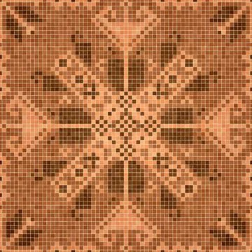 Mosaic tiles vector background 스톡 일러스트