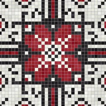 Mosaic tiles vector background 库存插图