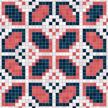 Mosaic tiles vector background イラスト素材