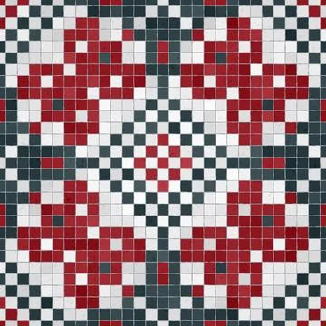 Mosaic tiles vector background Stock Illustration