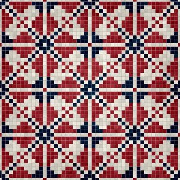 Mosaic tiles vector background Stockillustratie