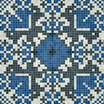 Mosaic tiles vector background Stockillustratie