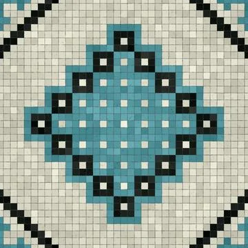 Mosaic tiles vector background Stockillustratie