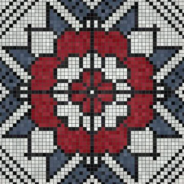 Mosaic tiles vector background Stockillustratie