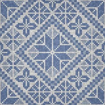 Mosaic tiles vector background 库存插图
