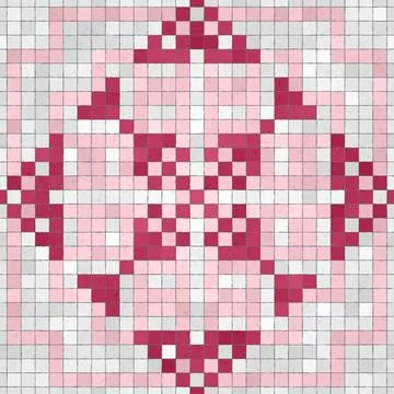 Mosaic tiles vector background 库存插图